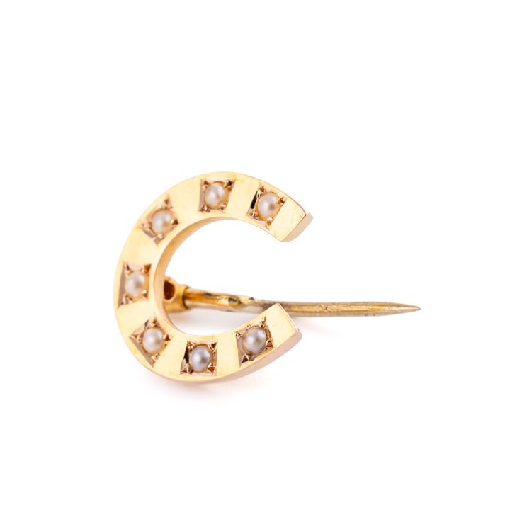 Antique 15ct Gold Seed Pearl Pin