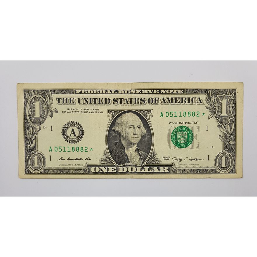 US R/G $1 Star Note