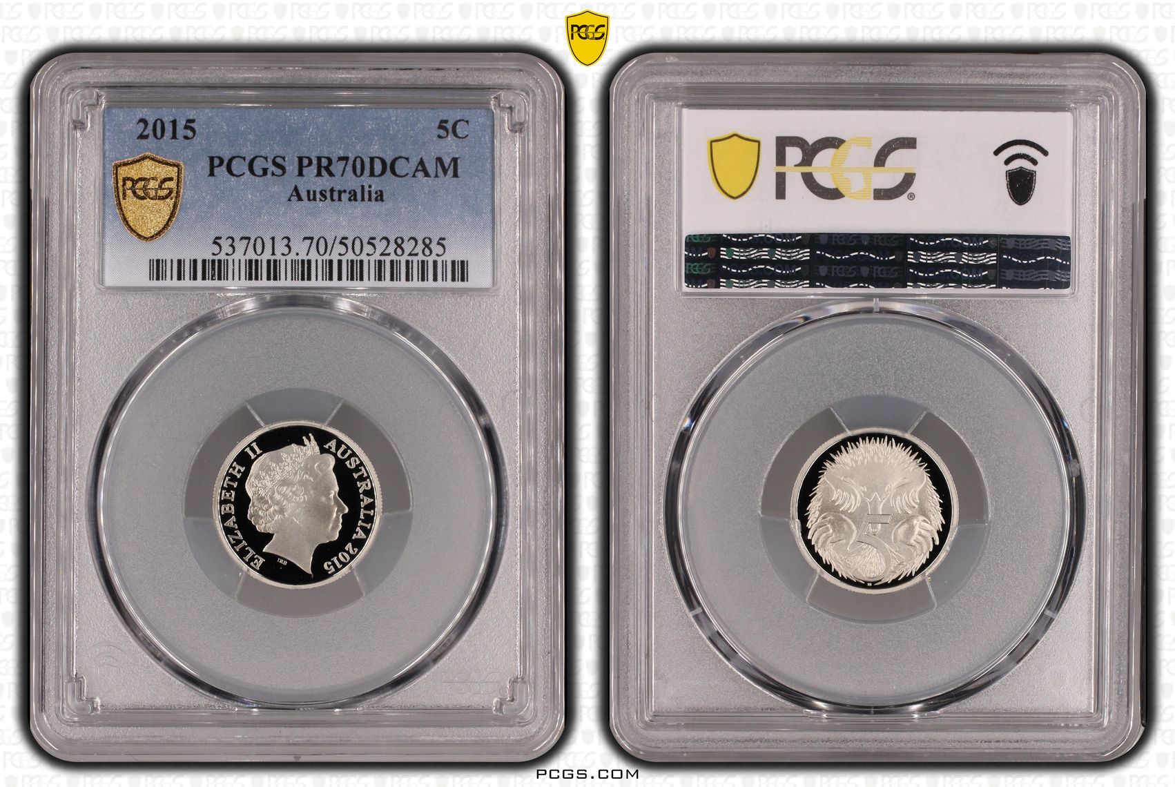 Five Cent, 2015, PCGS PR70DCAM