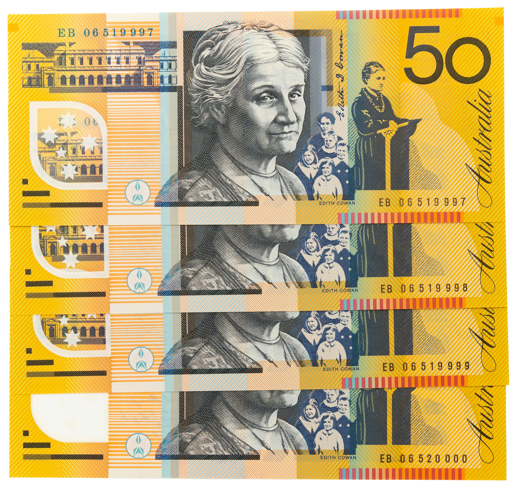 Macfarlane/Henry, Consecutive Run, Fifty Dollars, 2006, UNC