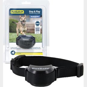 PETSAFE STAY & PLAY COMPACT WIRELESS PET FENCE FOR DOGS & CATS, WATERPROOF & RECHARGEABLE, ABOVE GROUND ELECTRIC FENCE COVERS UP T