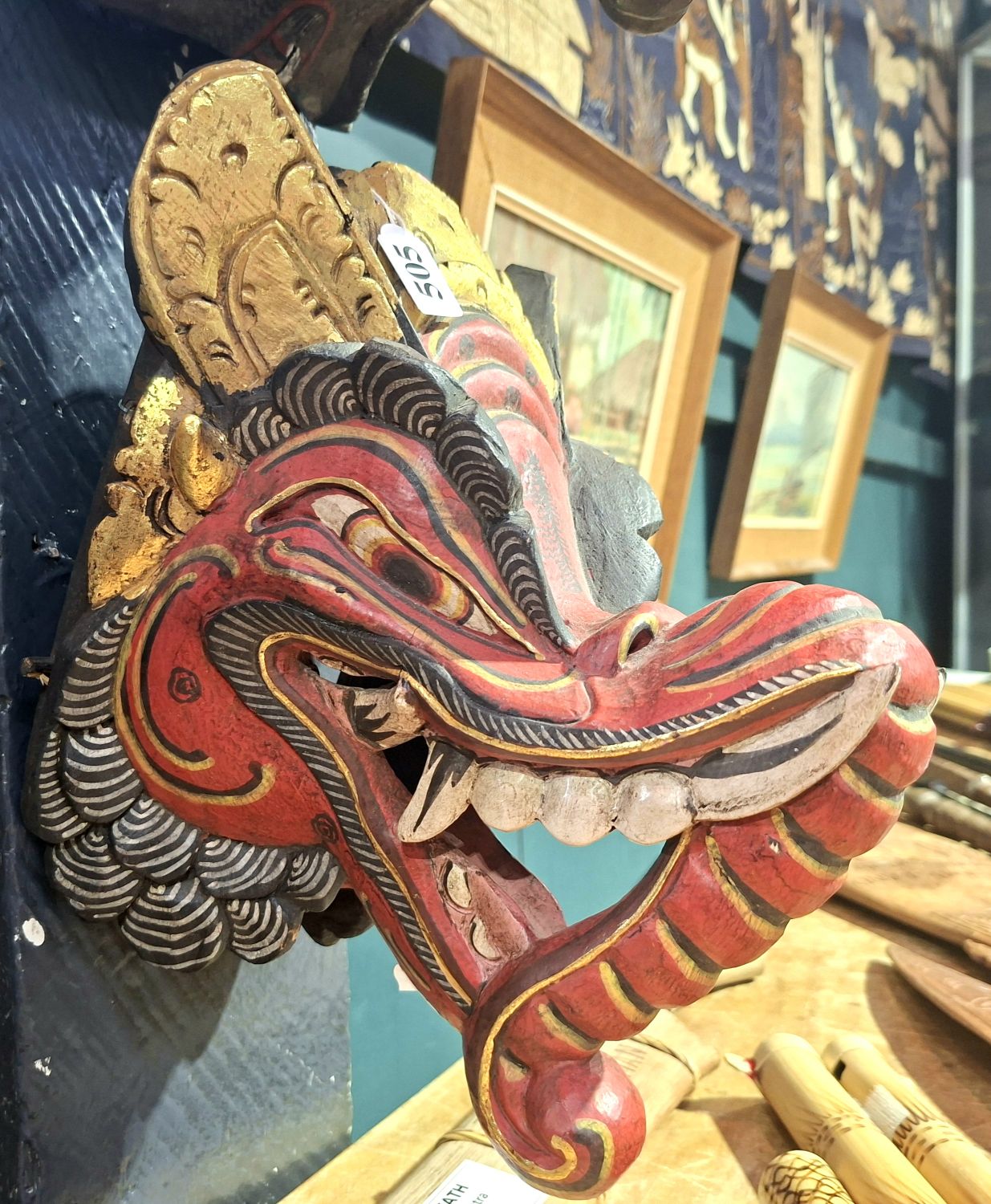 505 · ANTIQUE INDONESIAN MASK