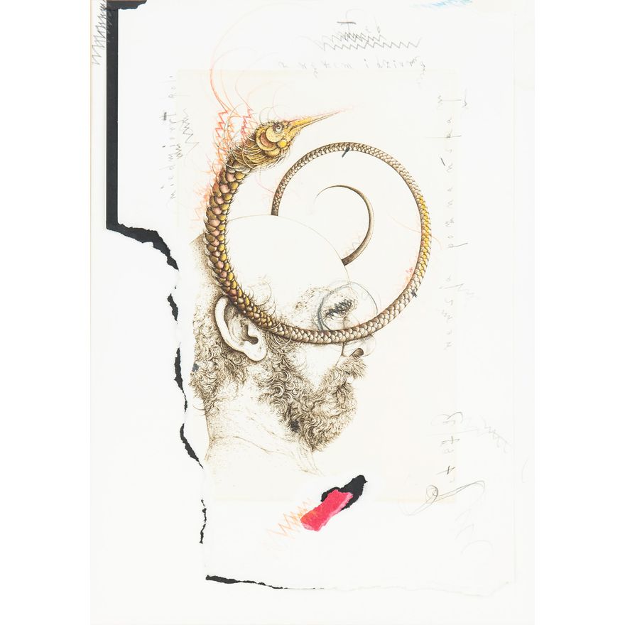 Eugeniusz Get - Stankiewicz | Łeb z wężem i dziurą, 1987/93