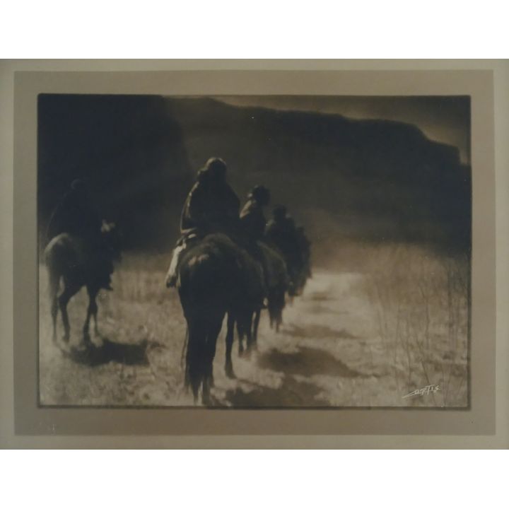 Edward Curtis ''The Vanishing Race'' 1904 Platinum