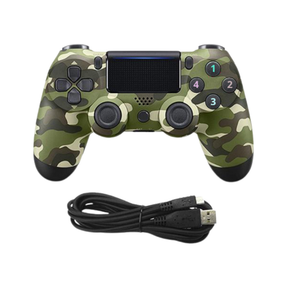 PS4 Double Shock 4 Wireless Controller (Green Camo)|DEFECTIVE