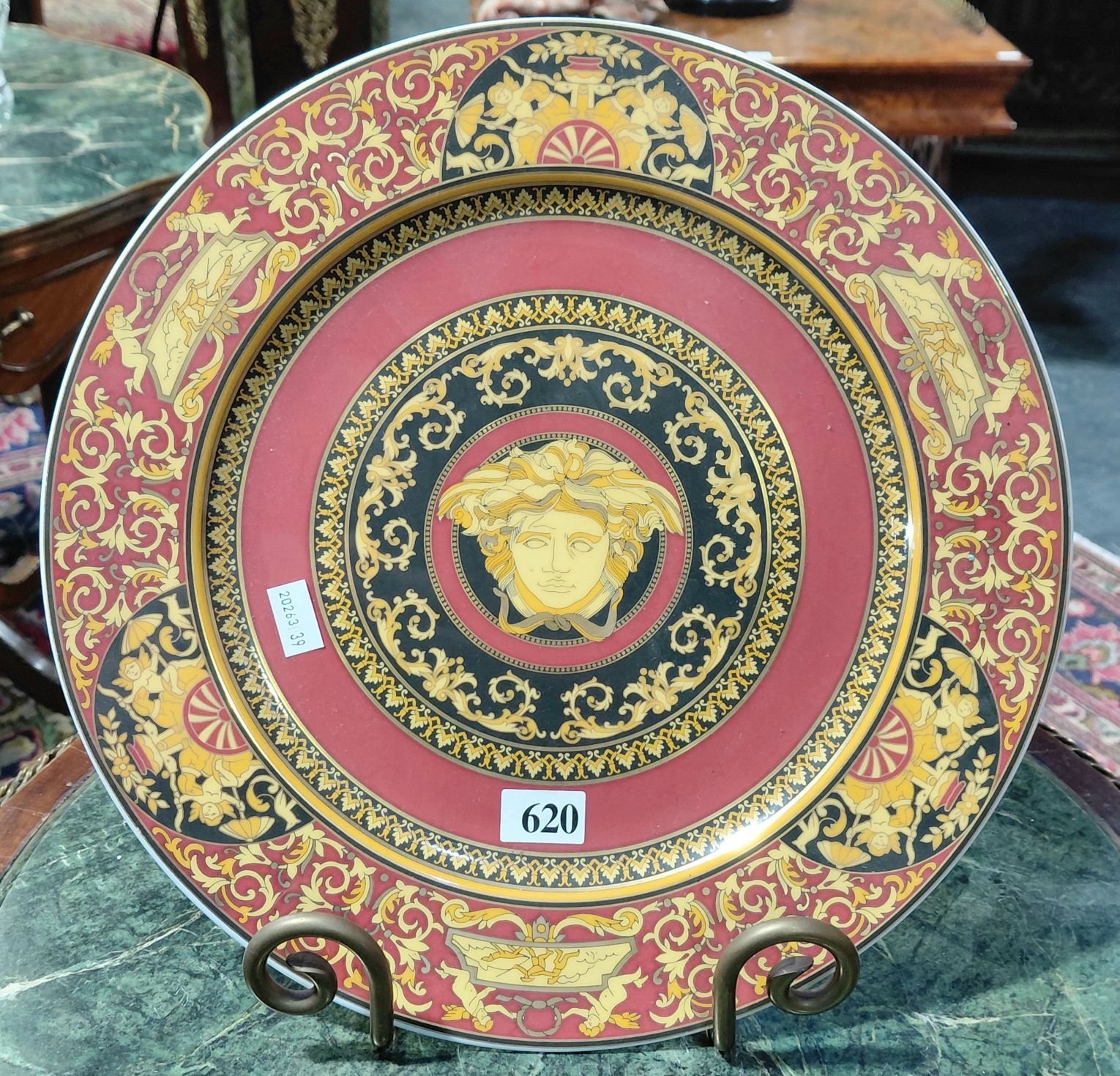 620 · ROSENTHAL VERSACE CABINET PLATE