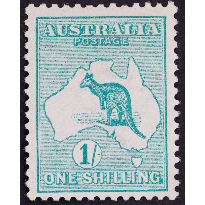 First Watermark, One Shilling, 1913, Fine