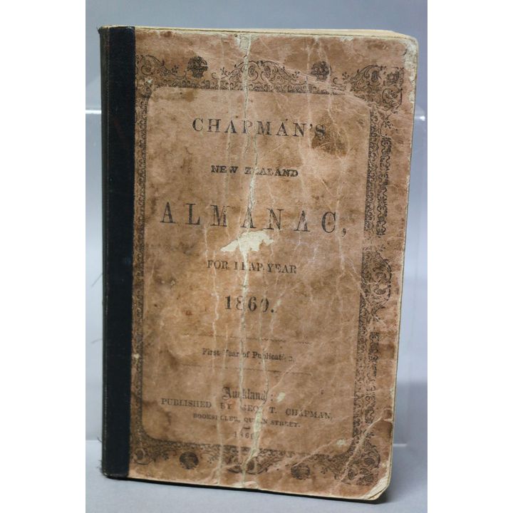 CHAPMAN, GEORGE T. - New Zealand Almanac 1860