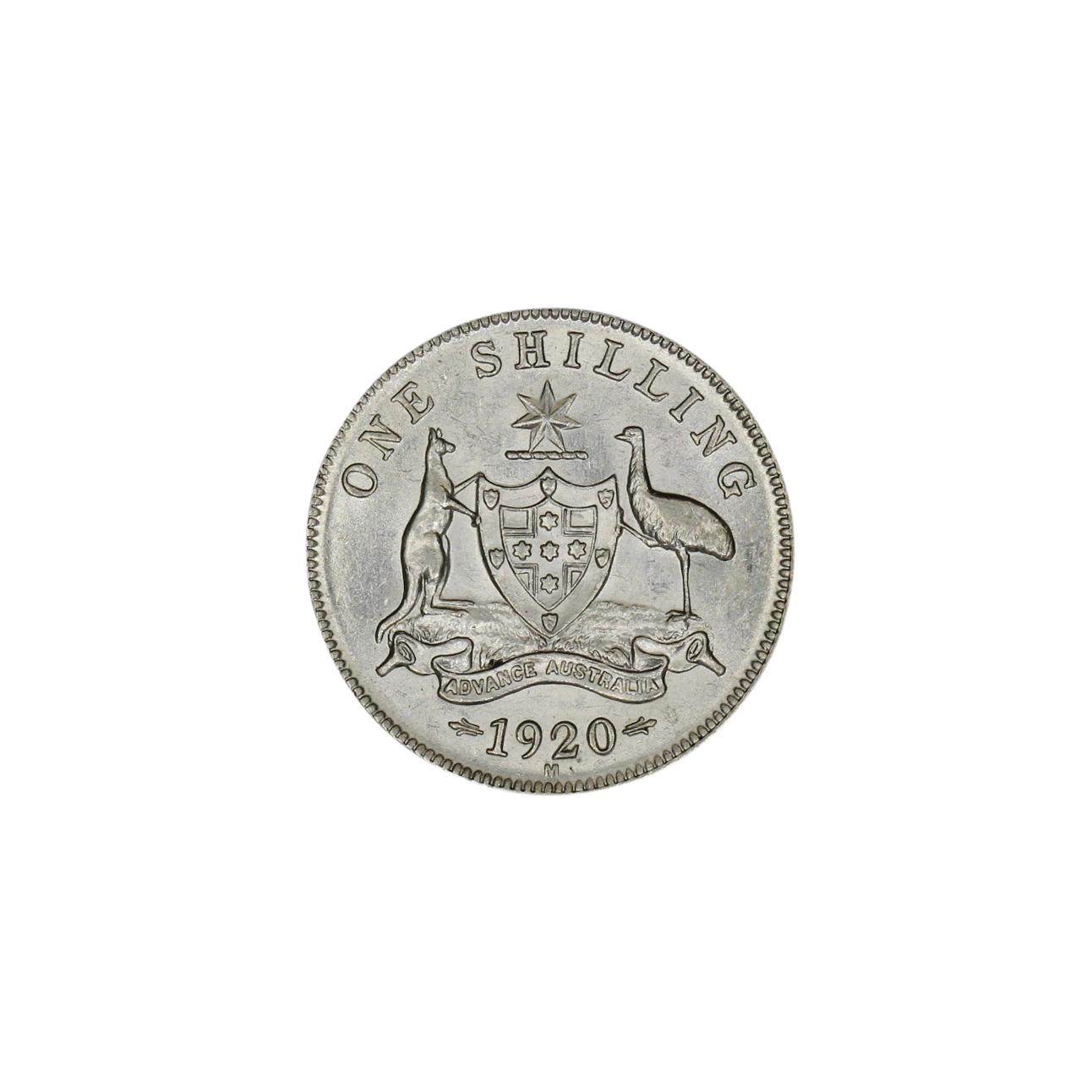 1001. · George V, Shilling, 1920-M, aUNC