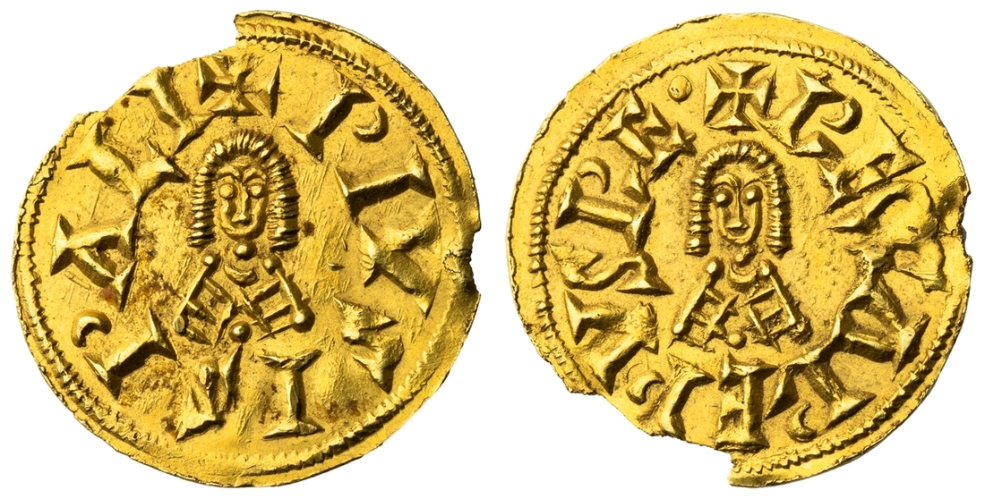 Spain, Visigoths, Reccared I (586-601), AV Tremissis, +RECAREDPVSRE ...