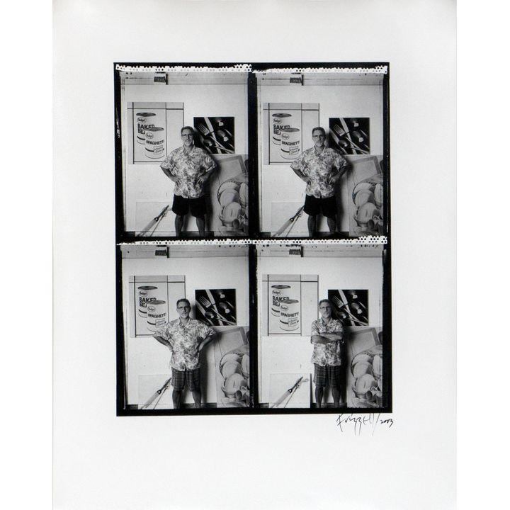 Dick Frizzell 'Self-portrait in his Studio'
