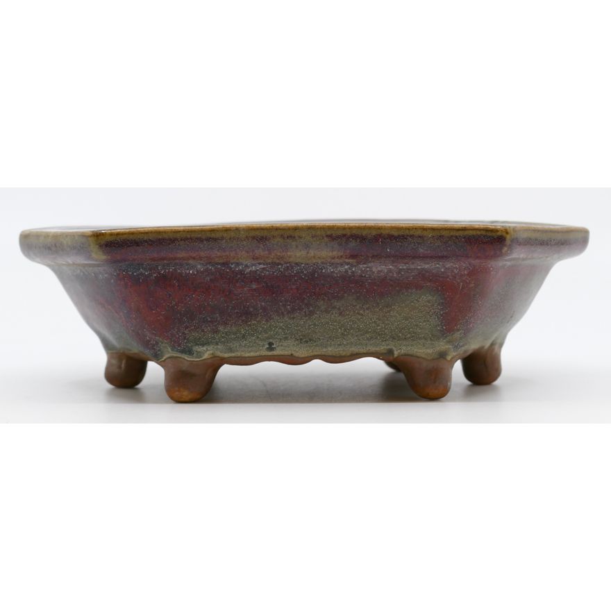Old Chinese Junyao Ceramic Bulb Planter 8''