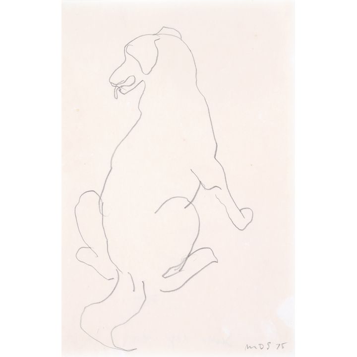 Michael Smither 'Untitled - dog study'