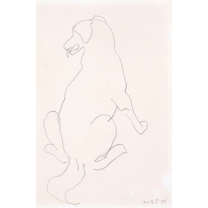 Michael Smither 'Untitled - dog study'