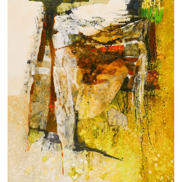 Kathleen Gemberling ''Beginning'' 1968 Oil on Canvas