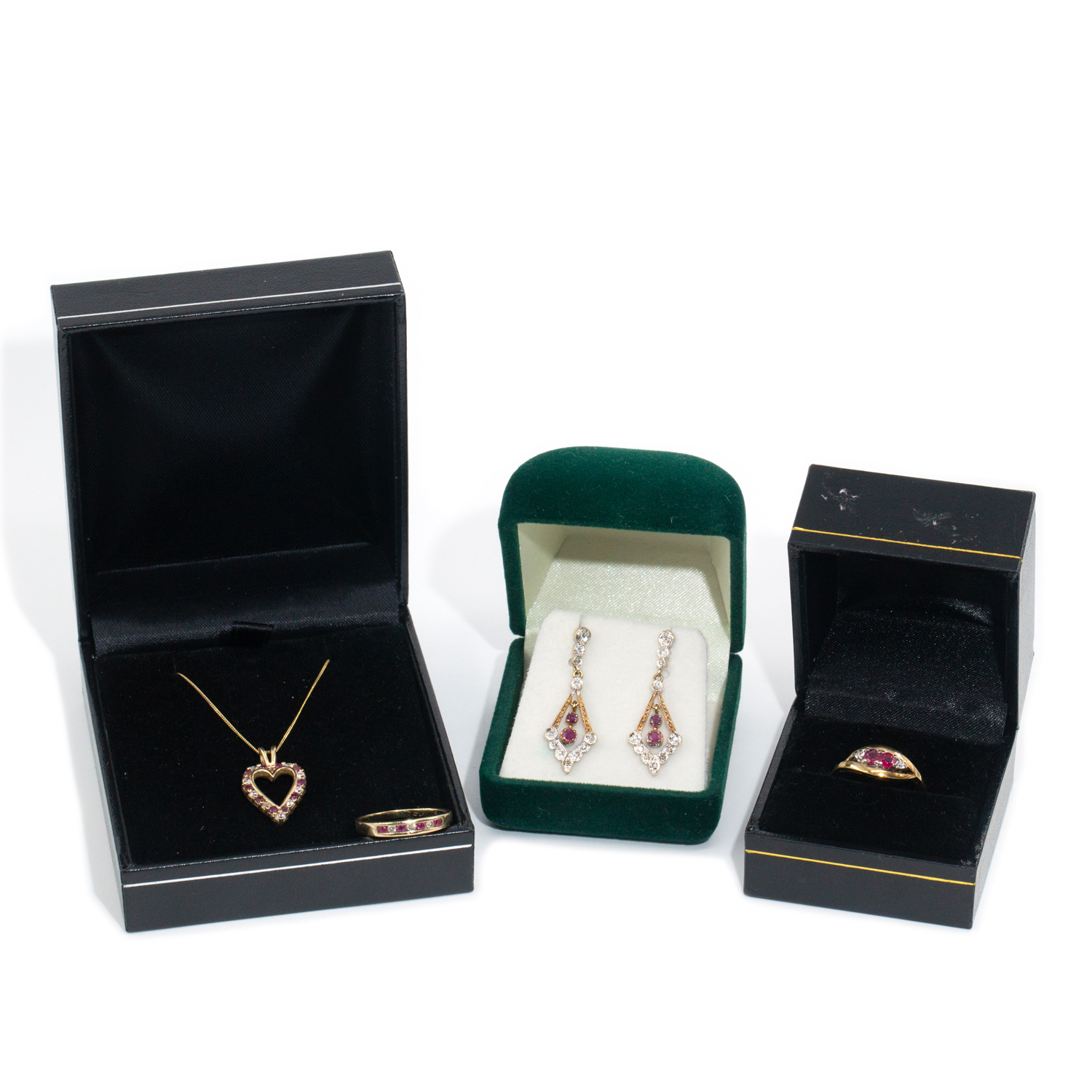 9ct Gold Gem Set Jewellery