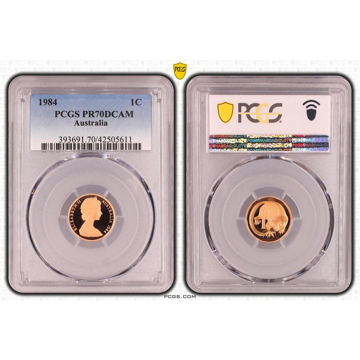 Elizabeth II, One Cent, PR70DCAM , 1984 PCGS POP - 21/0