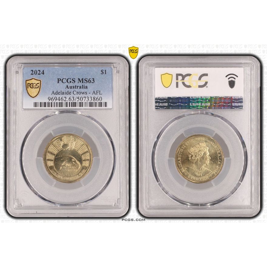 Adelaide Crows - AFL, One Dollar, 2024, PCGS MS63