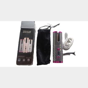 Classic Wireless Automatic Curling Iron Cordless Auto Curler - Grey - (not tested)