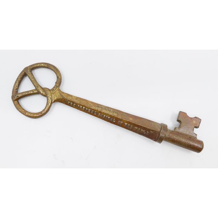 Vintage Bronze Key to the City of Reading, Pennsylvania (Pretzel Capital of the World)