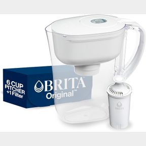 BRITA METRO WATER FILTER PITCHER WITH SMARTLIGHT CHANGE INDICATOR, BPA-FREE, REPLACES 1,800 PLASTIC WATER BOTTLES A YEAR, LASTS TW