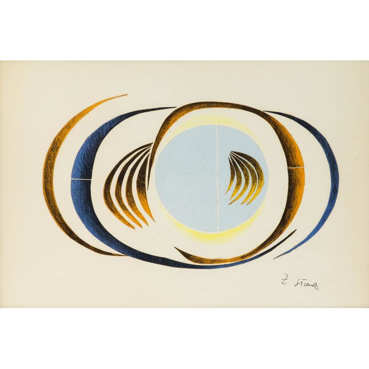 Zdzisław Stanek | Kolaż z cyklu światłoformy, ok. 1972-73