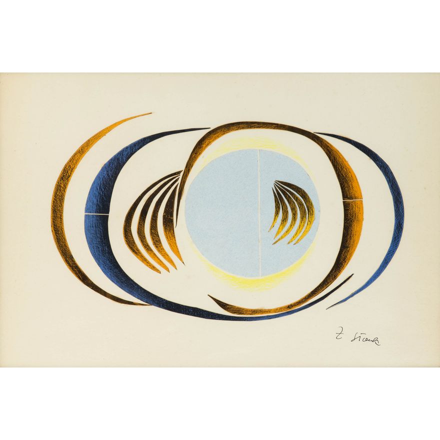 Zdzisław Stanek | Kolaż z cyklu światłoformy, ok. 1972-73