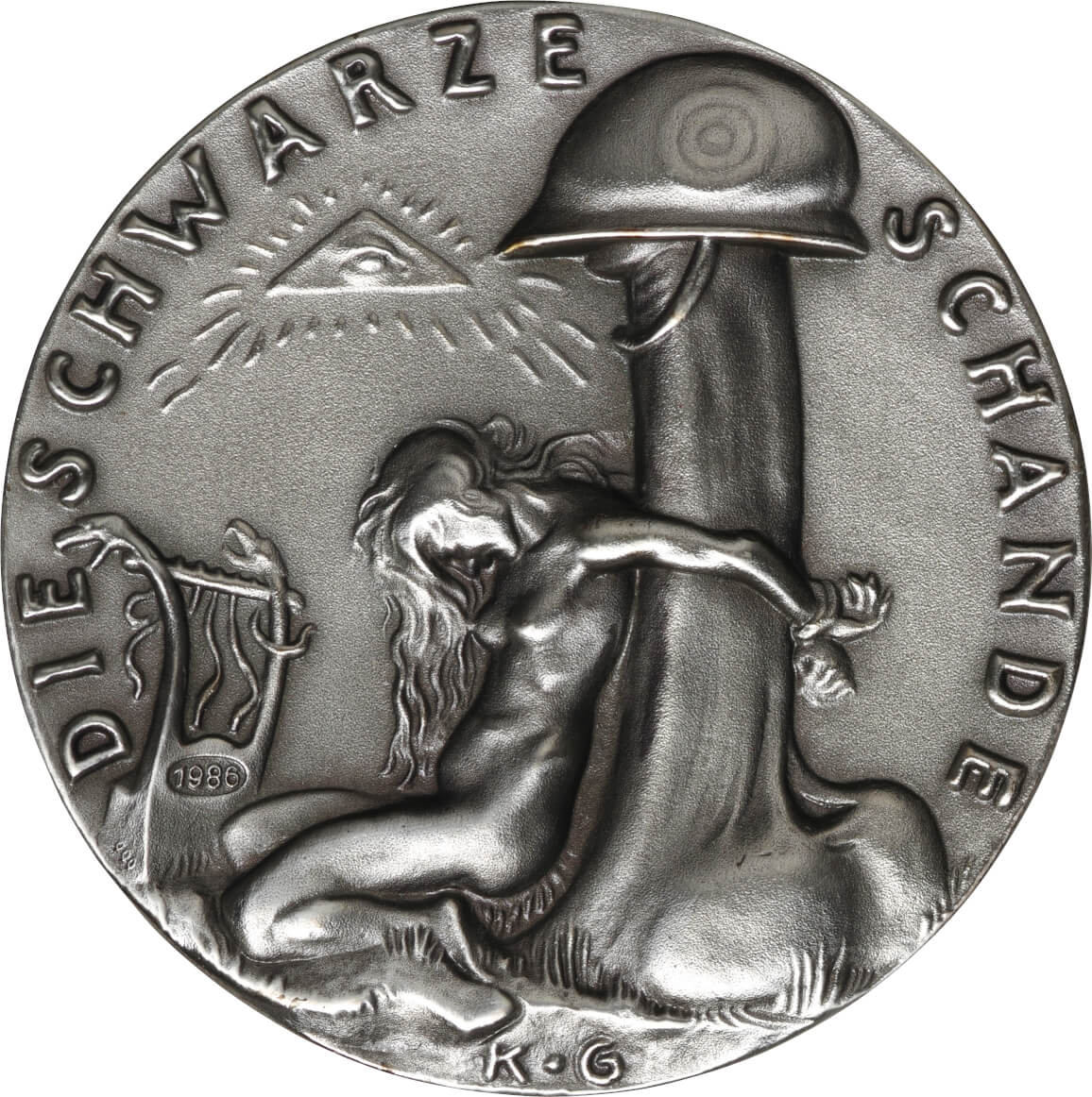 ドイツ-Germany. 1986. 未使用. UNC. Silver. カルル・ゲッツ