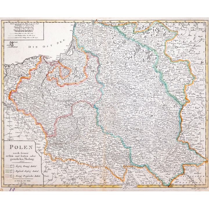 Johann Walch | Polen nach sejner ersten, und letzten, oder gaenzlichen Theilung