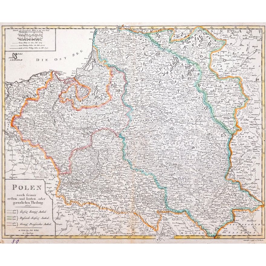 Johann Walch | Polen nach sejner ersten, und letzten, oder gaenzlichen Theilung