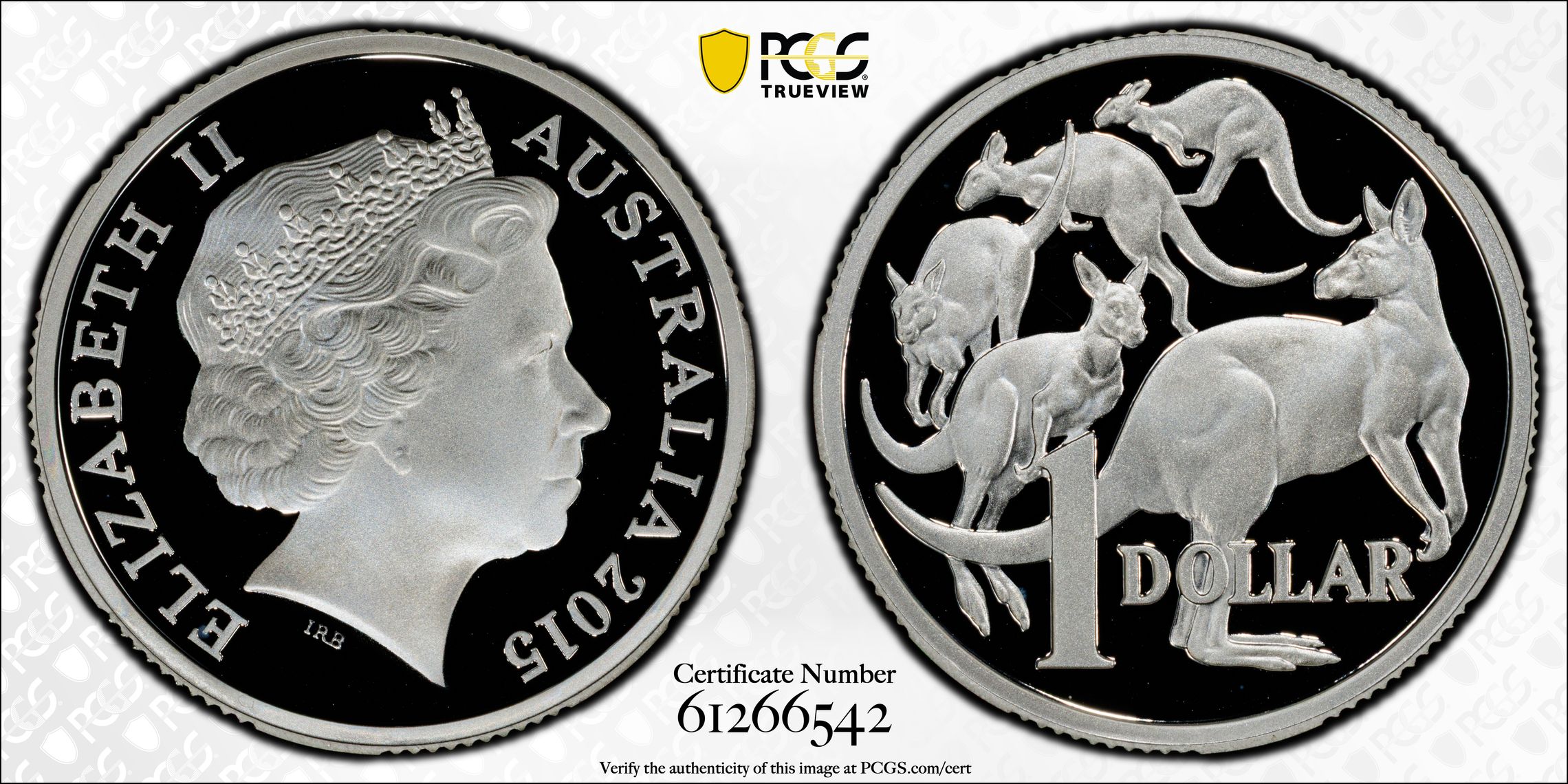 Silver, POP 4/0, One Dollar, 2015, PCGS PR70DCAM