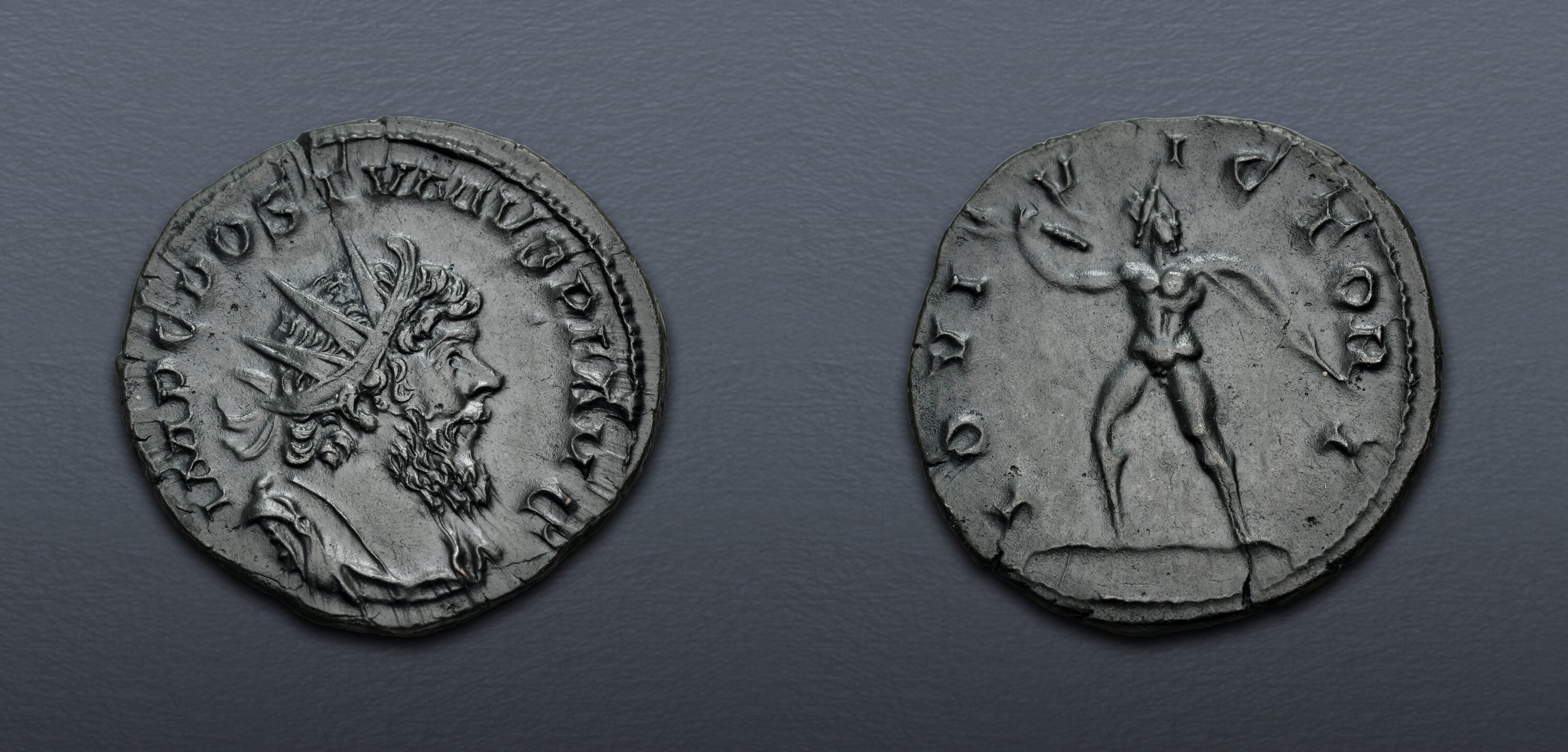 Postumus. Romano-Gallic Emperor, AD 260-269. Antoninianus (21mm, 2.69 g ...