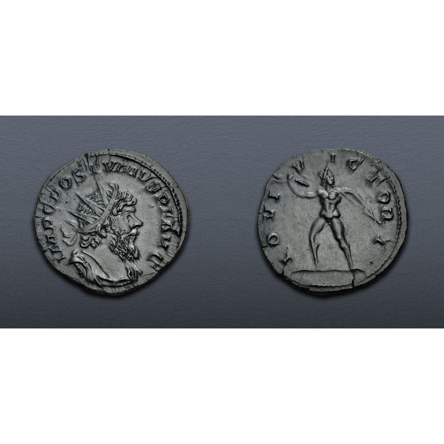 Postumus Postumus. Romano-Gallic Emperor, AD 260-269. Antoninianus (21mm, 2.69 g ...
