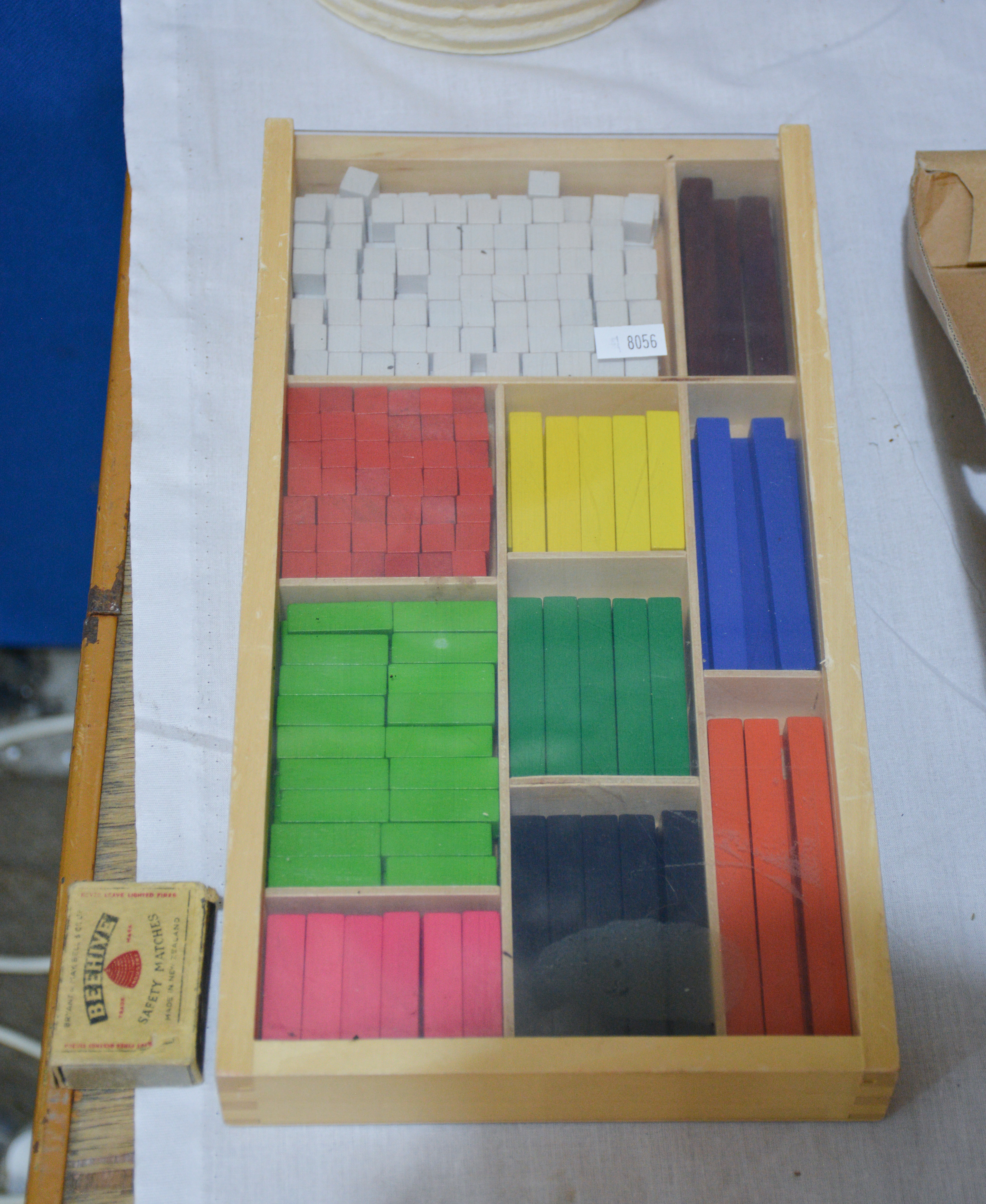 Box with Sliding Top of Wooden Counters — NZ auction result