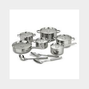 Condere Home 15 Piece Heavy Bottom Stainless Steel Cookware Set - Bar 9902070728468 - 51739/456 AS B1 (S6)