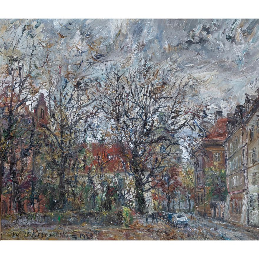 Włodzimierz Zakrzewski | Warszawa, Nowe Miasto, ul. Przyrynek, 1983 r.
