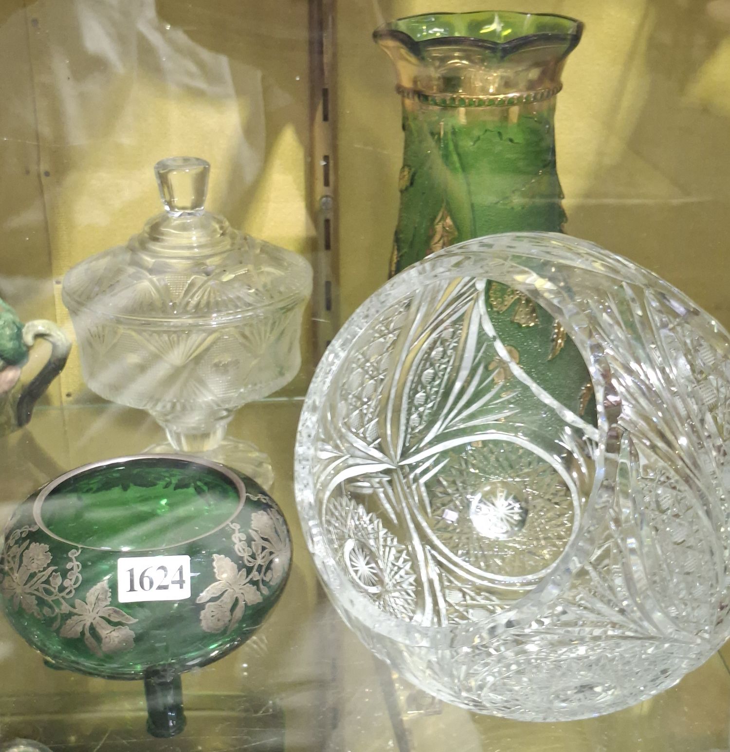 Crystal And Coloured Glassware
