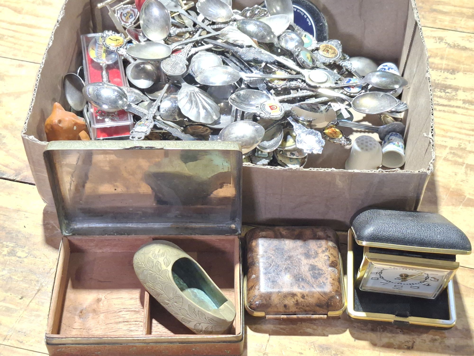 Souvenir Spoons, Thimbles And Trinkets