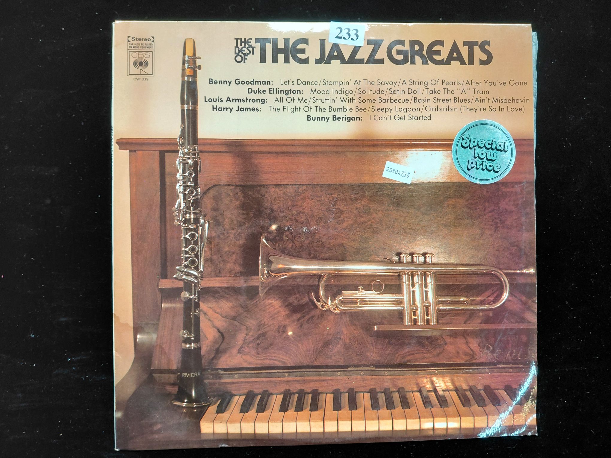 233 · THE BEST OF THE JAZZ GREATS