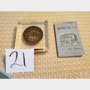 Atlantic Richfield Paperweight 1977, Montgomery Wards book