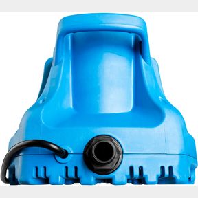 LITTLE GIANT APCP-1700 115-VOLT, 1/3 HP, 1745 GPH, AUTOMATIC, SUBMERSIBLE, SWIMMING POOL COVER PUMP WITH 25-FT. CORD, LIGHT BLUE,