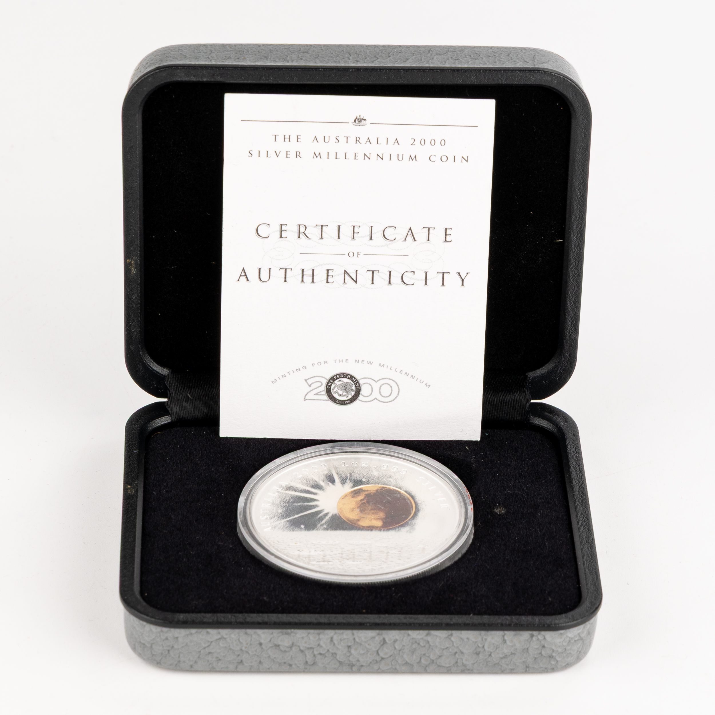 Elizabeth II, Perth Mint - The Australia Silver Millennium Coin, One Dollar, 2000, aFDC