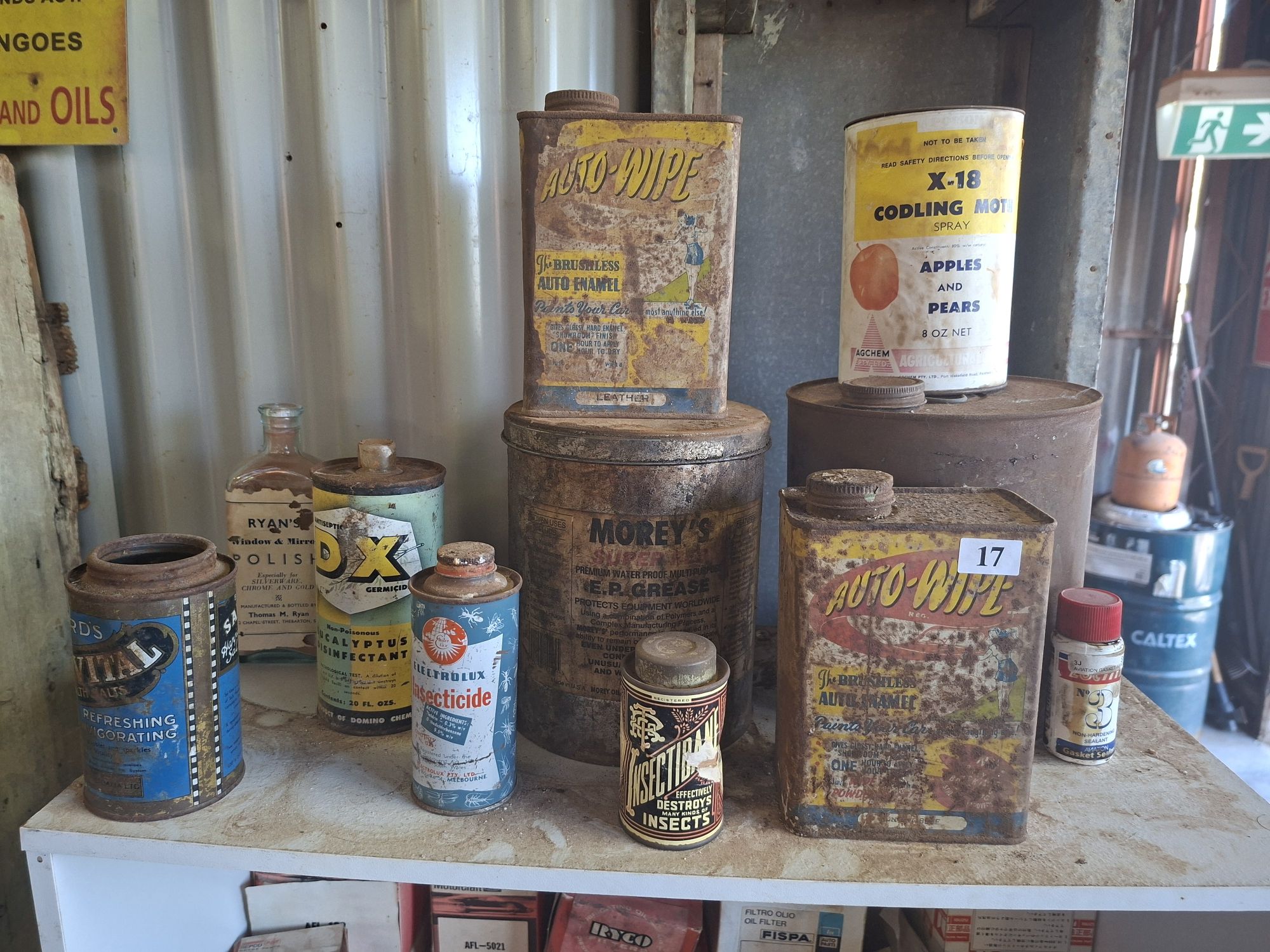 Group Of Vintage Tins