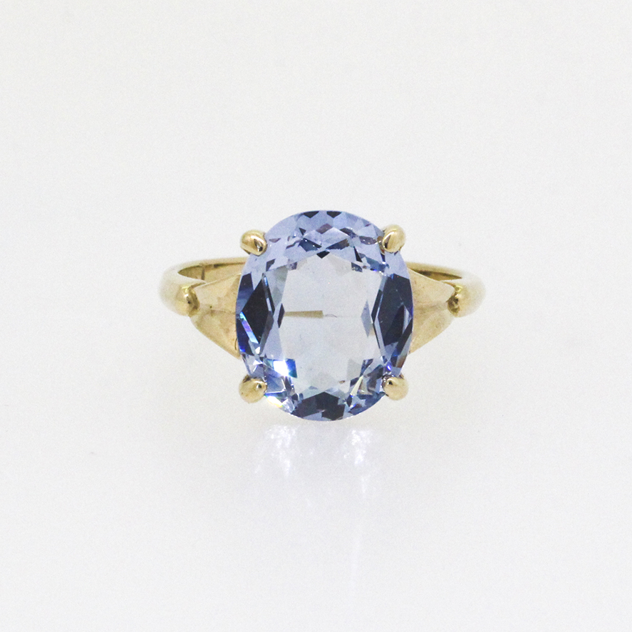Synthetic Spinel Ring 3.36g