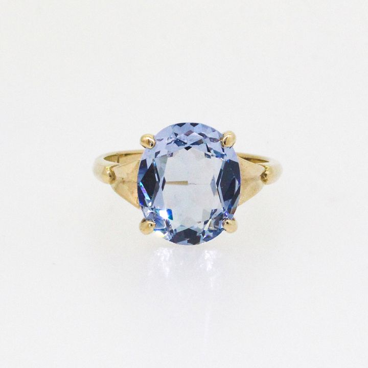Synthetic Spinel Ring 3.36g