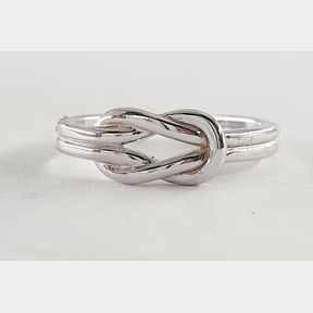 STERLING SILVER PLAIN INFINITY RING - 51929/10200