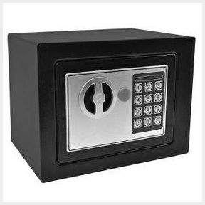 Electronic Deluxe Digital Security Safe Box Keypad Lock Blue