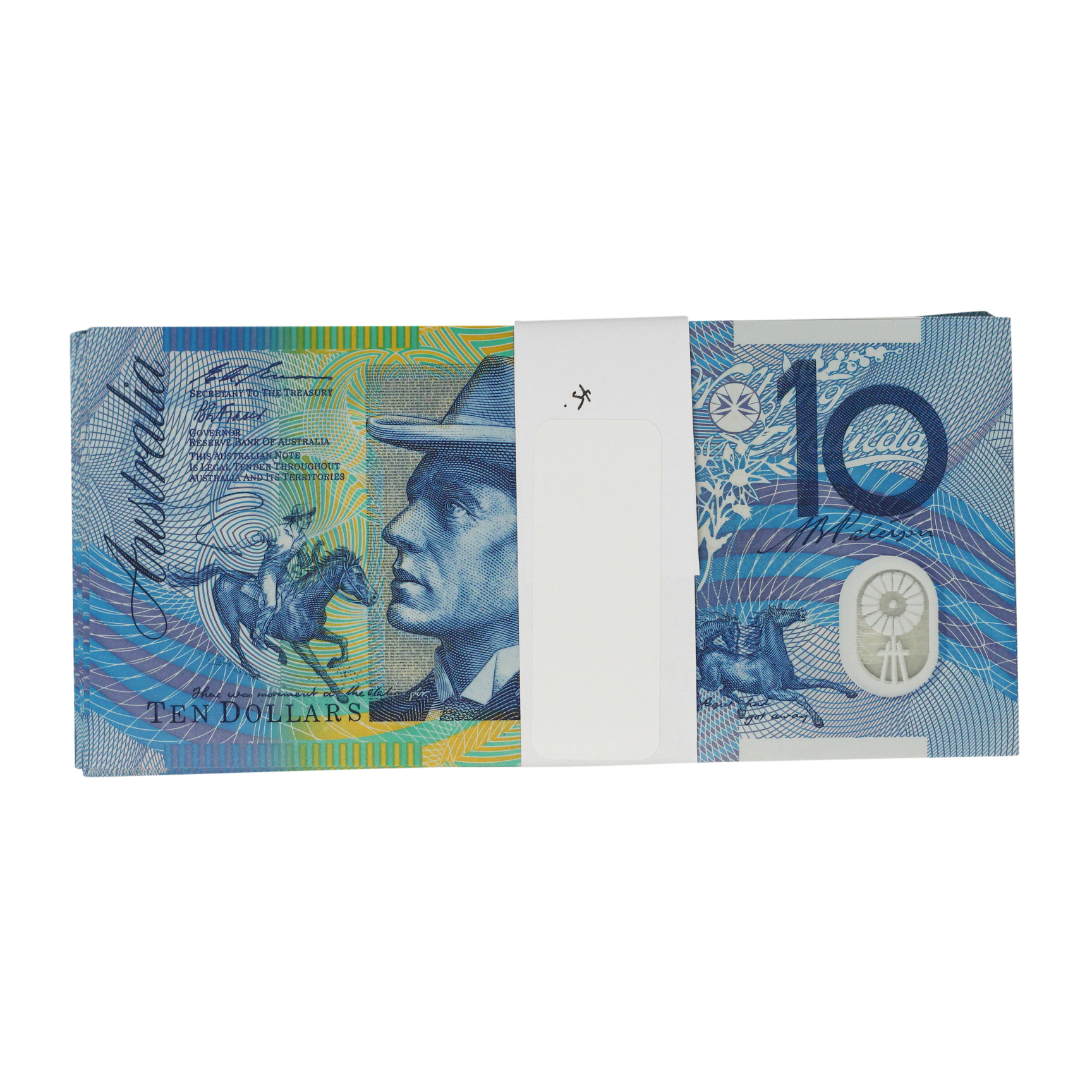 2167. · Bundle, Fraser/Evans, Ten Dollars,  1993, UNC