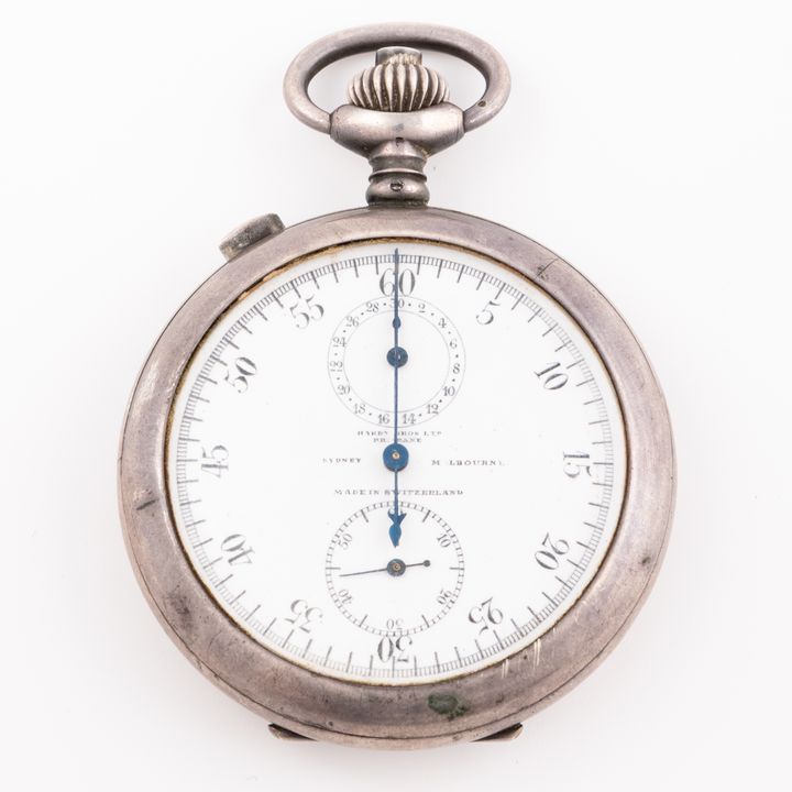 Hardy Bros. Ltd Chronograph Stopwatch/Timer, 1900s, VF