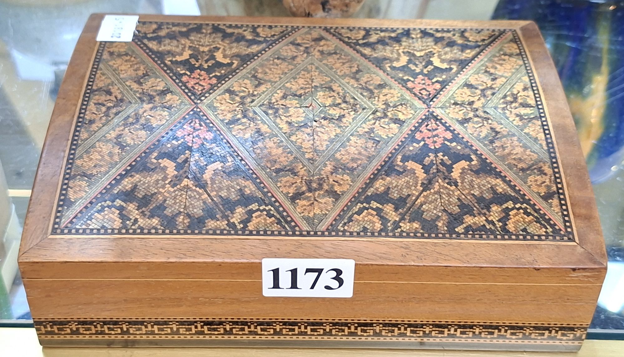 Marquetry Bridge Card Box